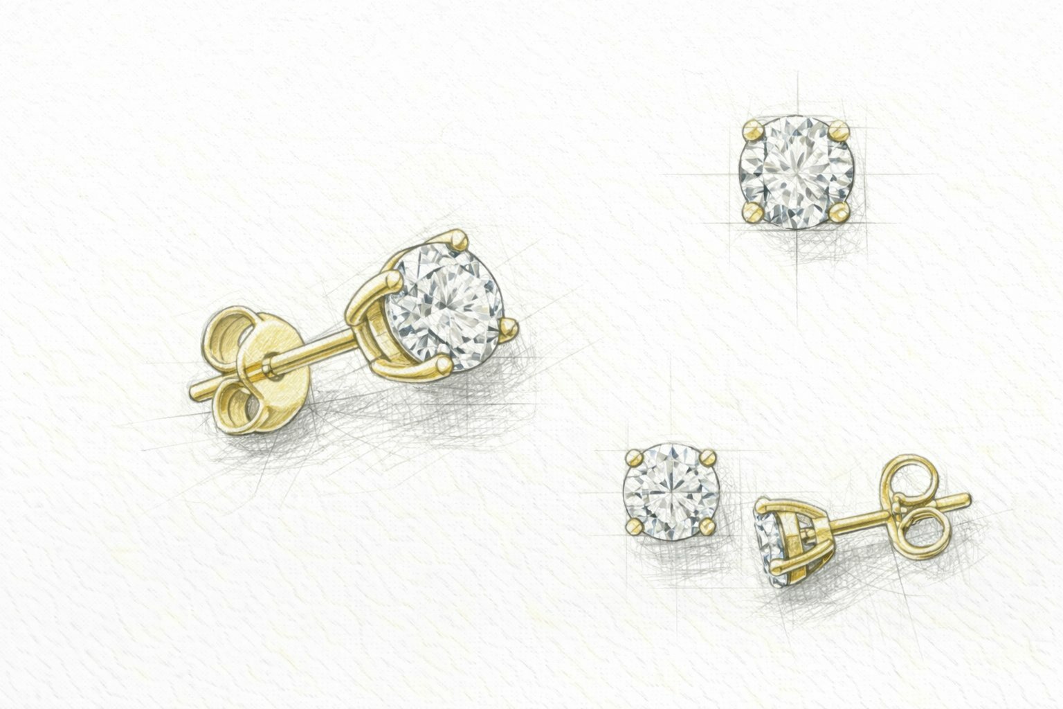 Diamanten oorstekers laten maken | ANRO Juweliers