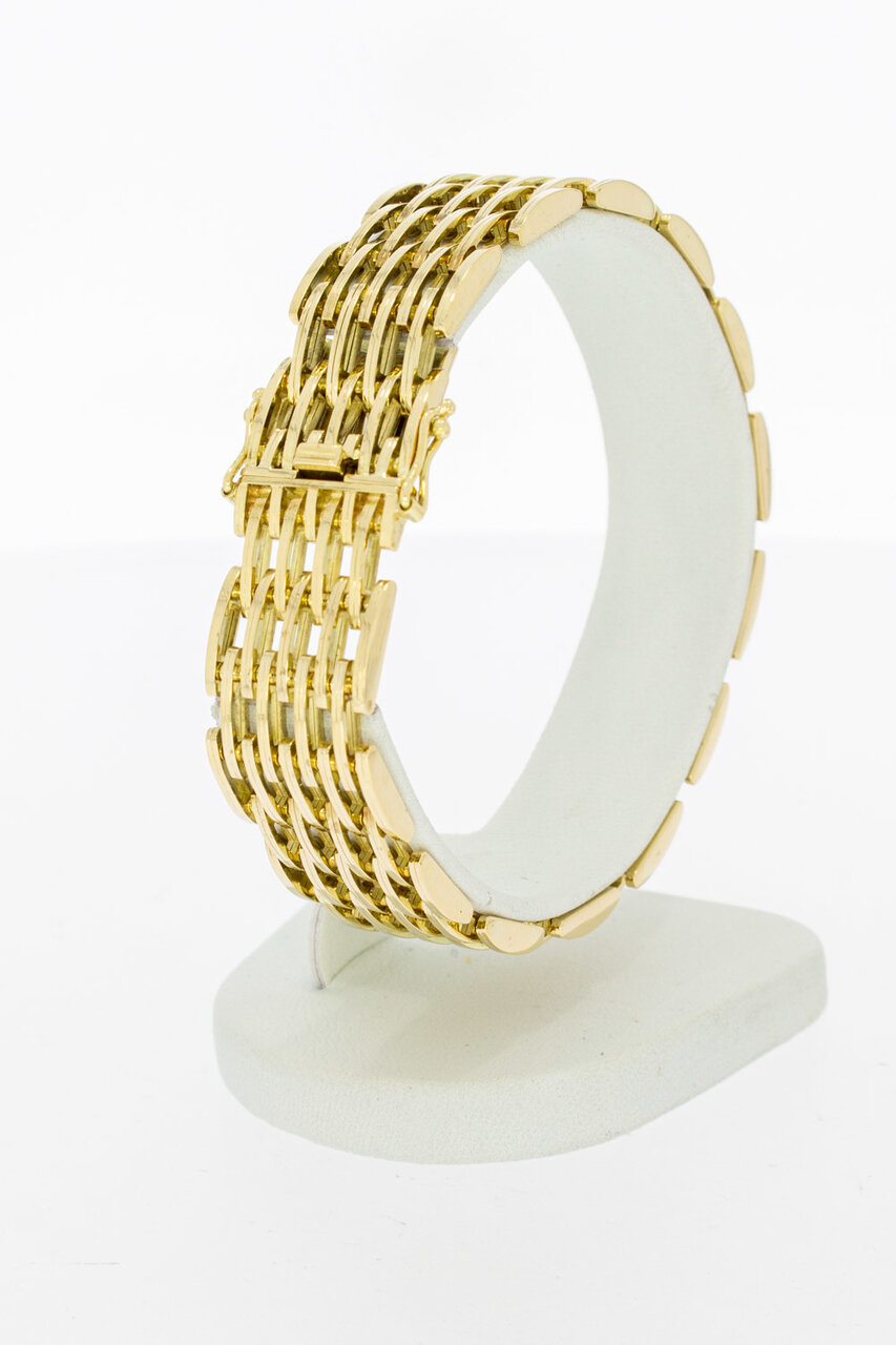 Armband 14 karaat geelgoud - 19,1 cm