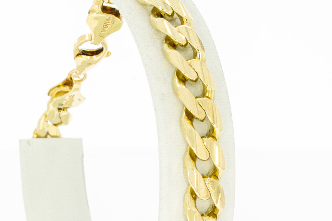 Gourmet armband 14 karaat goud - 20,5 cm