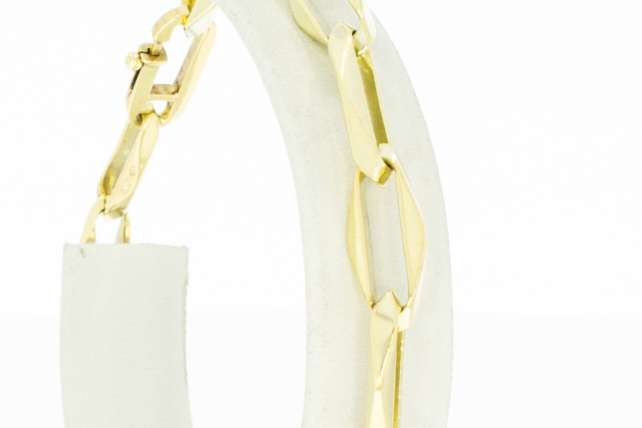 14 Karaat Closed Forever armband - 21,4 cm
