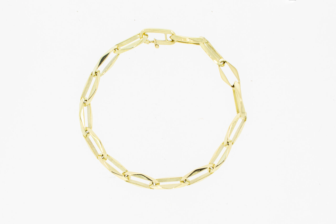 14 Karaat Closed Forever armband - 21,4 cm