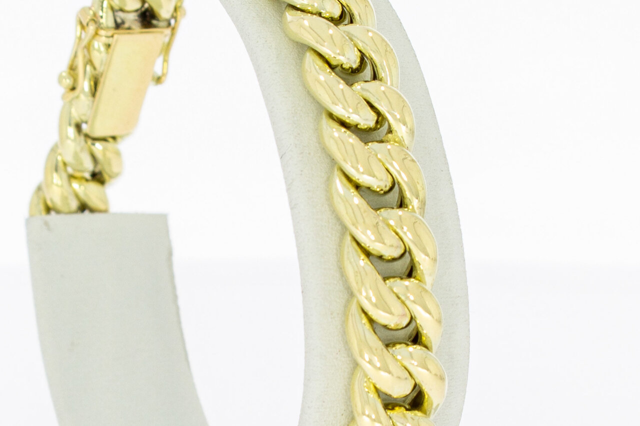 14 Karaat goud Gourmetarmband - 19,4 cm