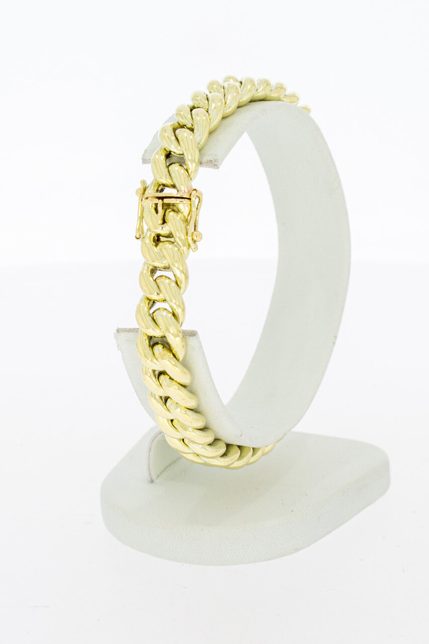 14 Karaat goud Gourmetarmband - 19,4 cm