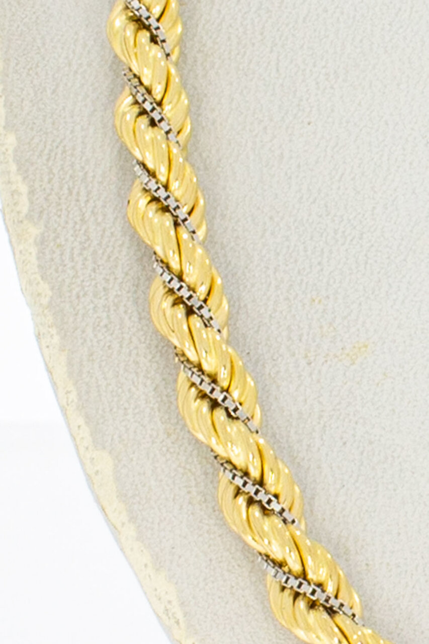 18 Karaat gouden ropechain - 91,5 cm
