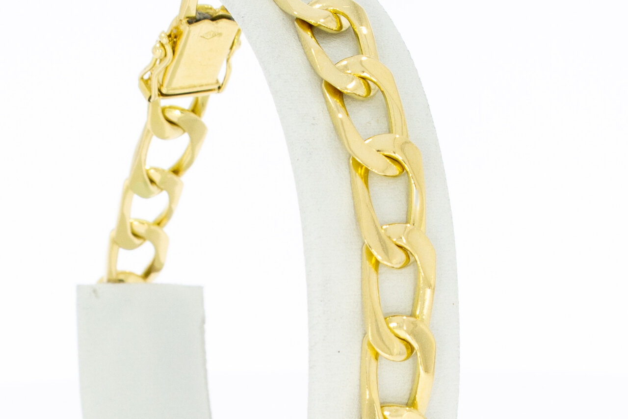 18 Karaat goud Gourmet armband - 20,7 cm