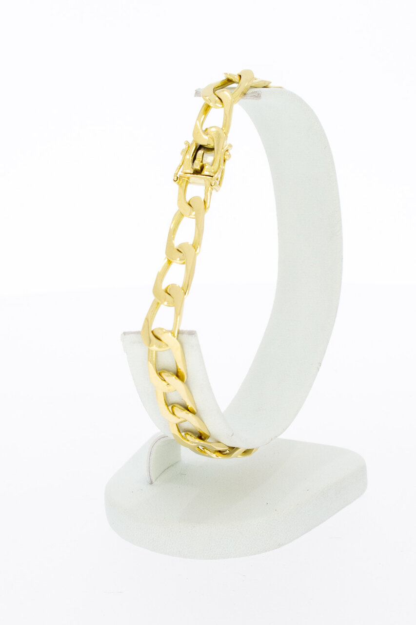 18 Karaat goud Gourmet armband - 20,7 cm