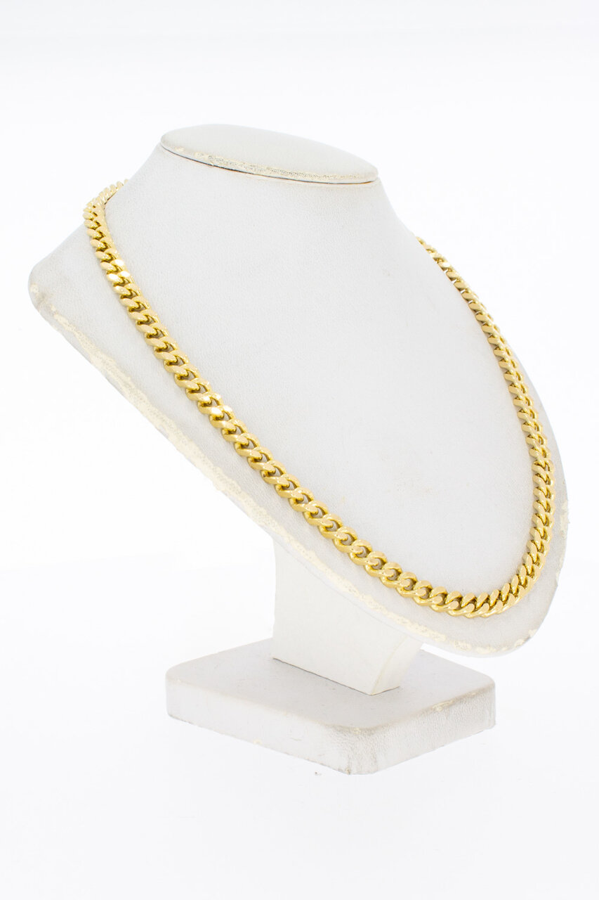 Gourmet ketting 18 Karaat goud - 63,9 cm