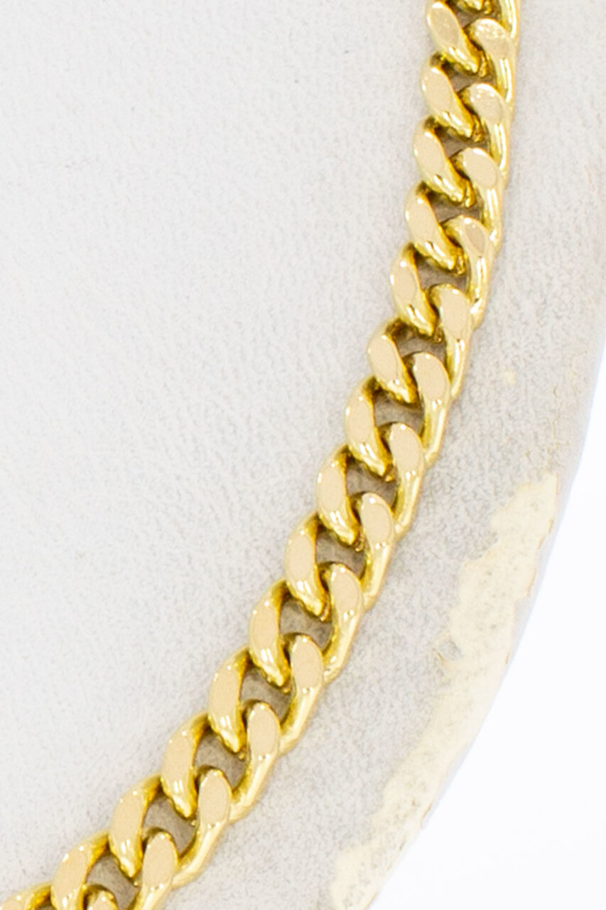 Gourmet ketting 18 Karaat goud - 63,9 cm