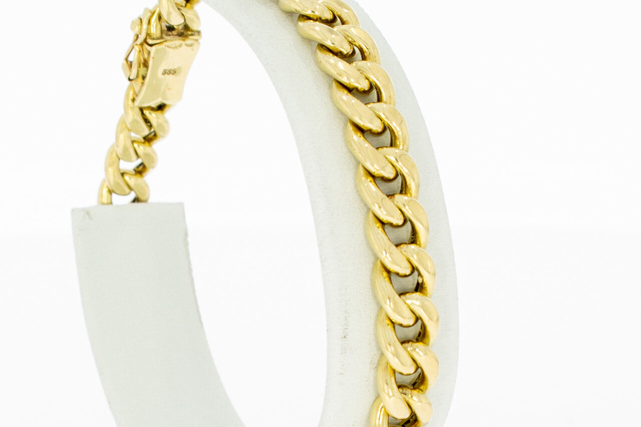 14 Karaat goud Gourmet armband - 19,5 cm