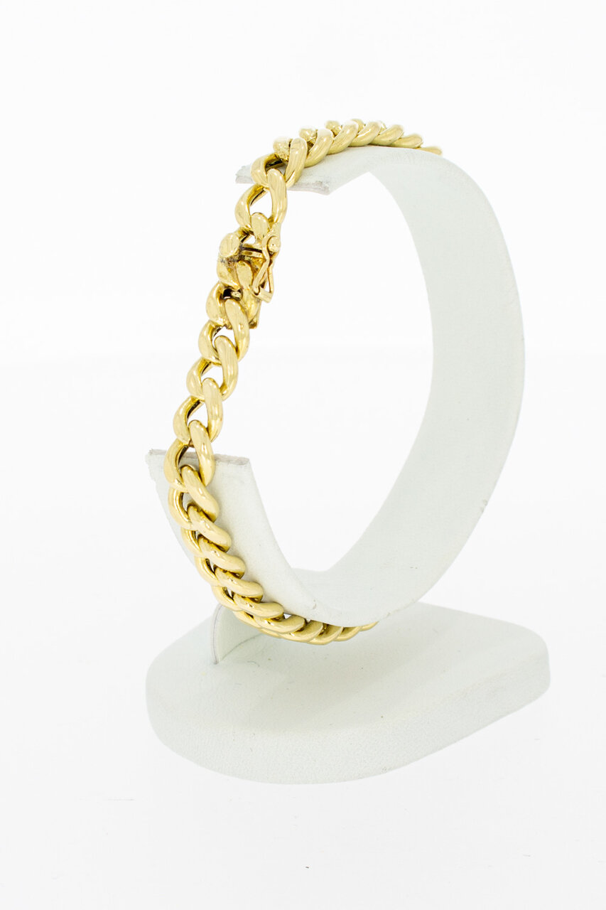 14 Karaat goud Gourmet armband - 19,5 cm