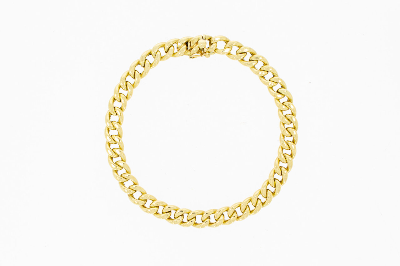 14 Karaat goud Gourmet armband - 19,5 cm