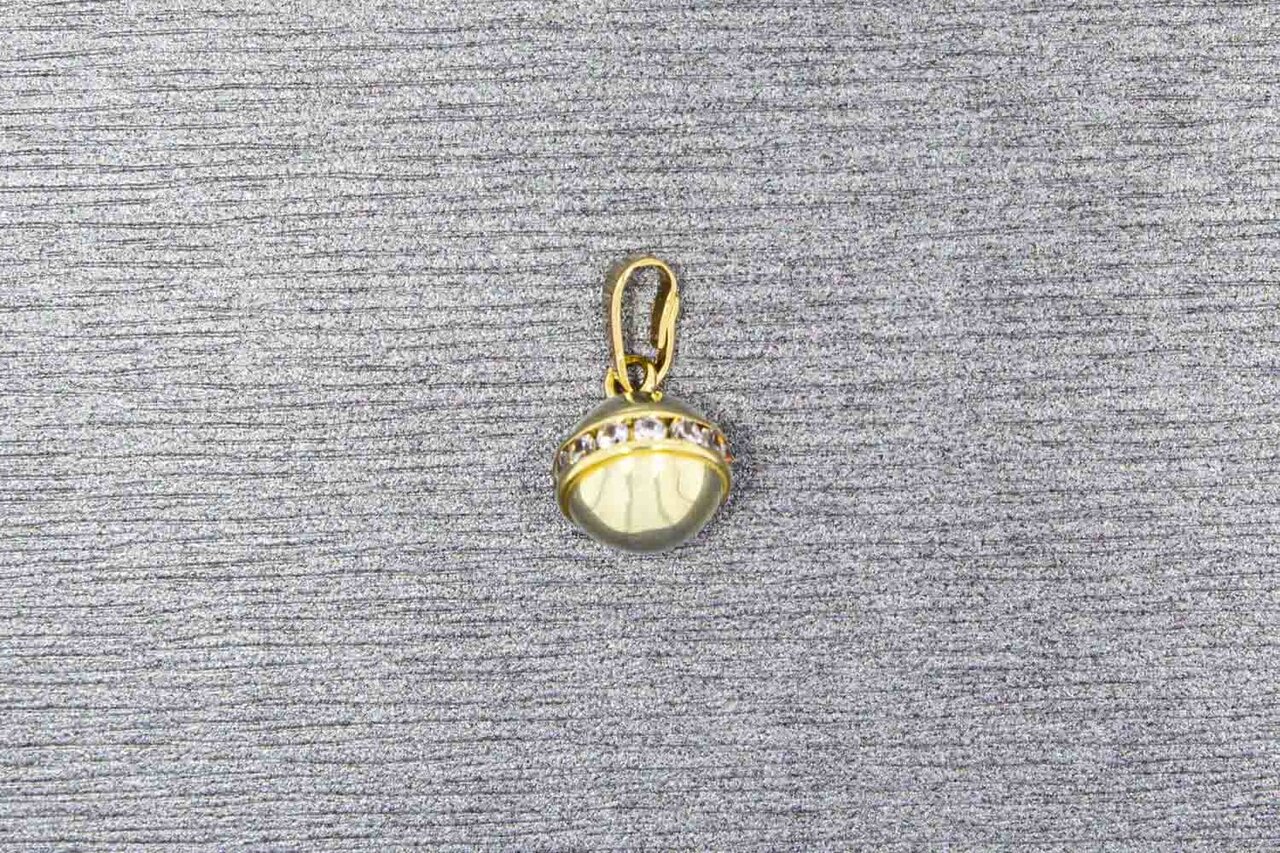 14 Karaat gouden hanger met Zirkonia