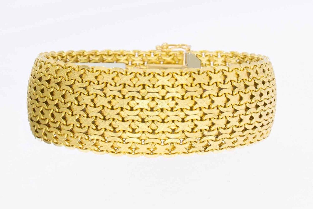 18 Karaat gouden brede armband - 19,1