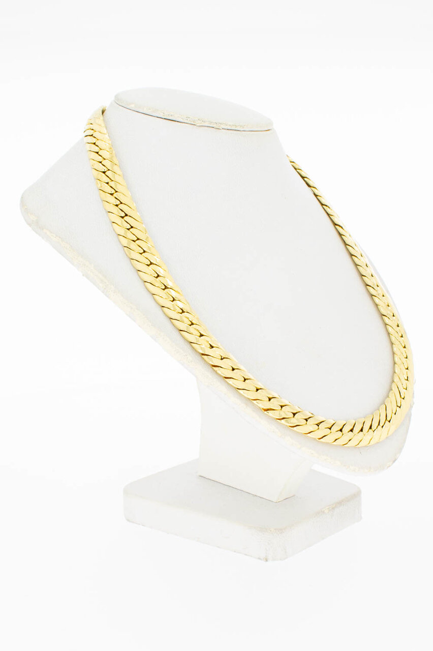 18 Karaat gewalste Gourmet Collier - 41,7 cm