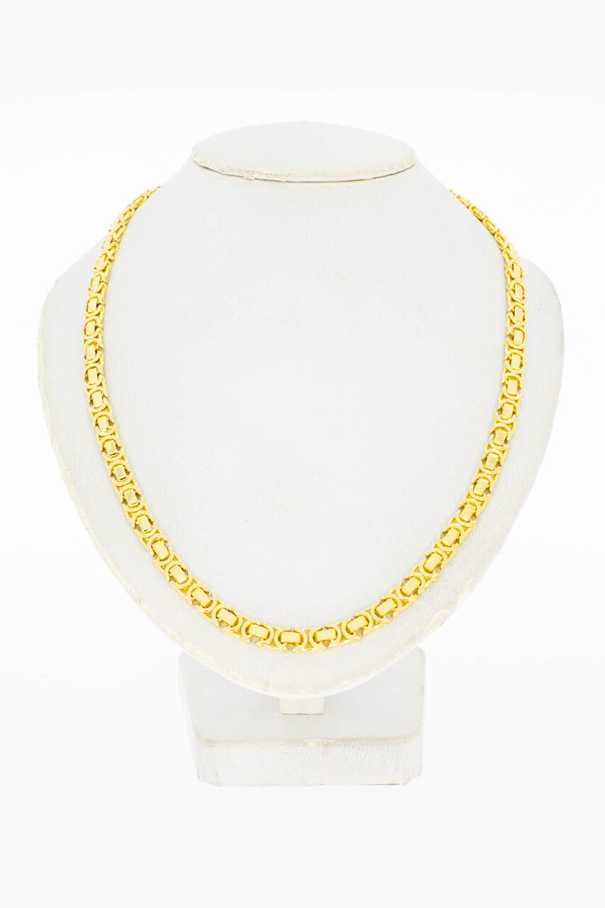 18 Karaat platte Koningsketting - 60,7 cm