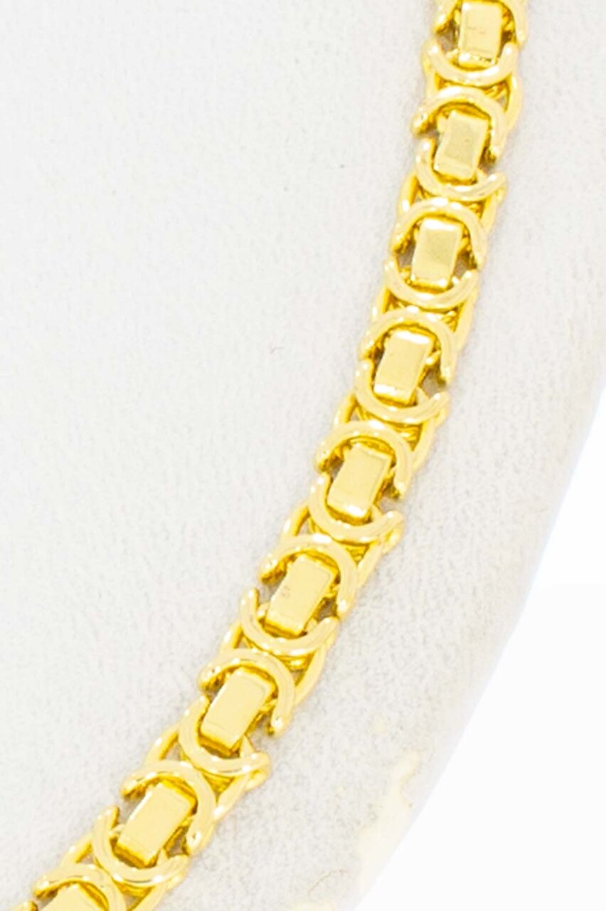 18 Karaat platte Koningsketting - 60,7 cm