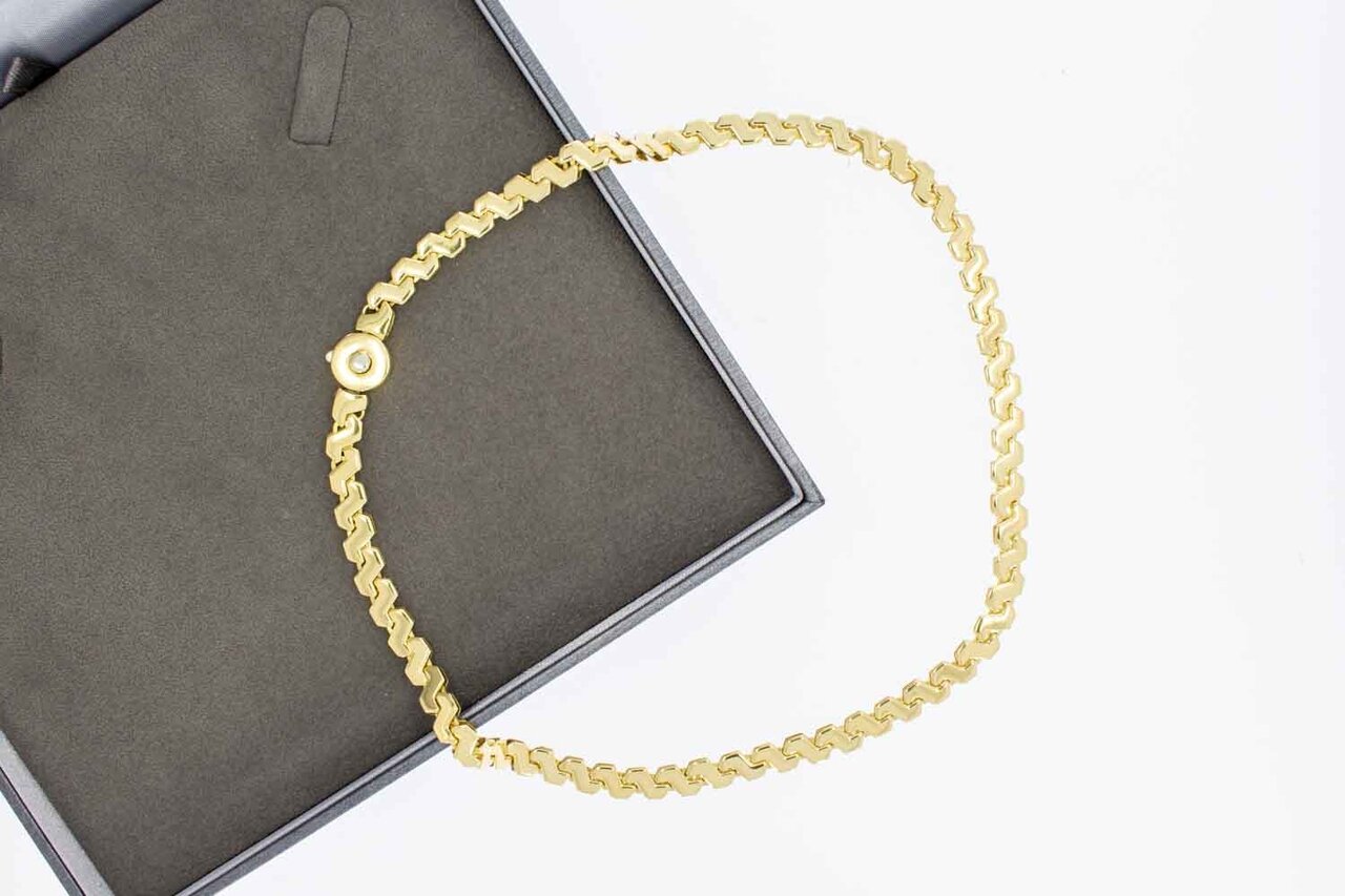 18 karaat gouden fantasie Collier - 43,4 cm