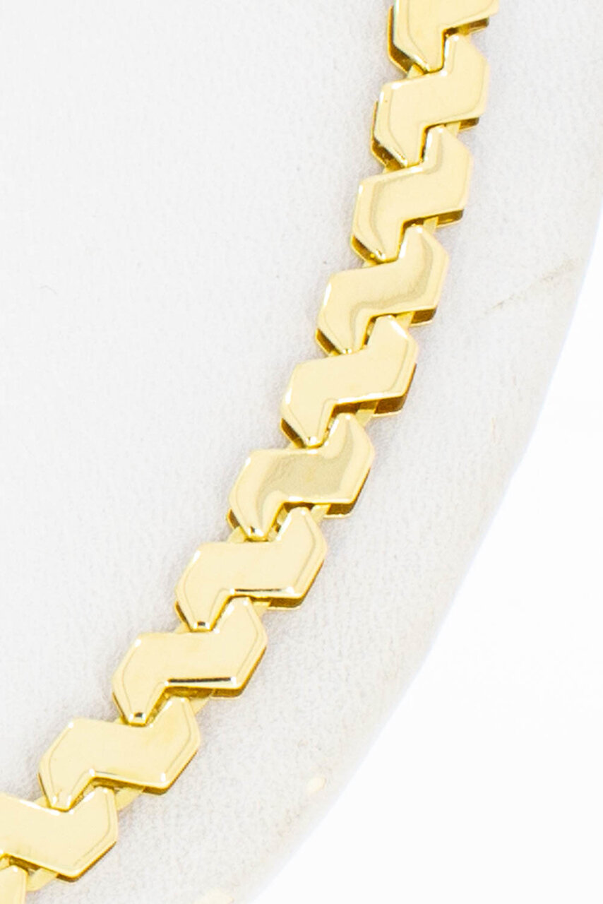18 karaat gouden fantasie Collier - 43,4 cm