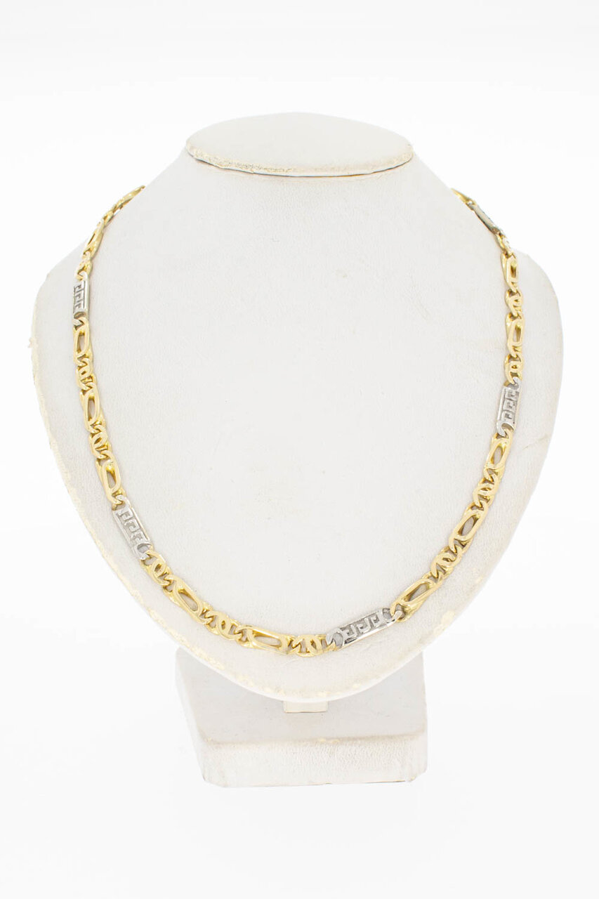 14 karaat gouden Valkoog ketting - 49,5 cm