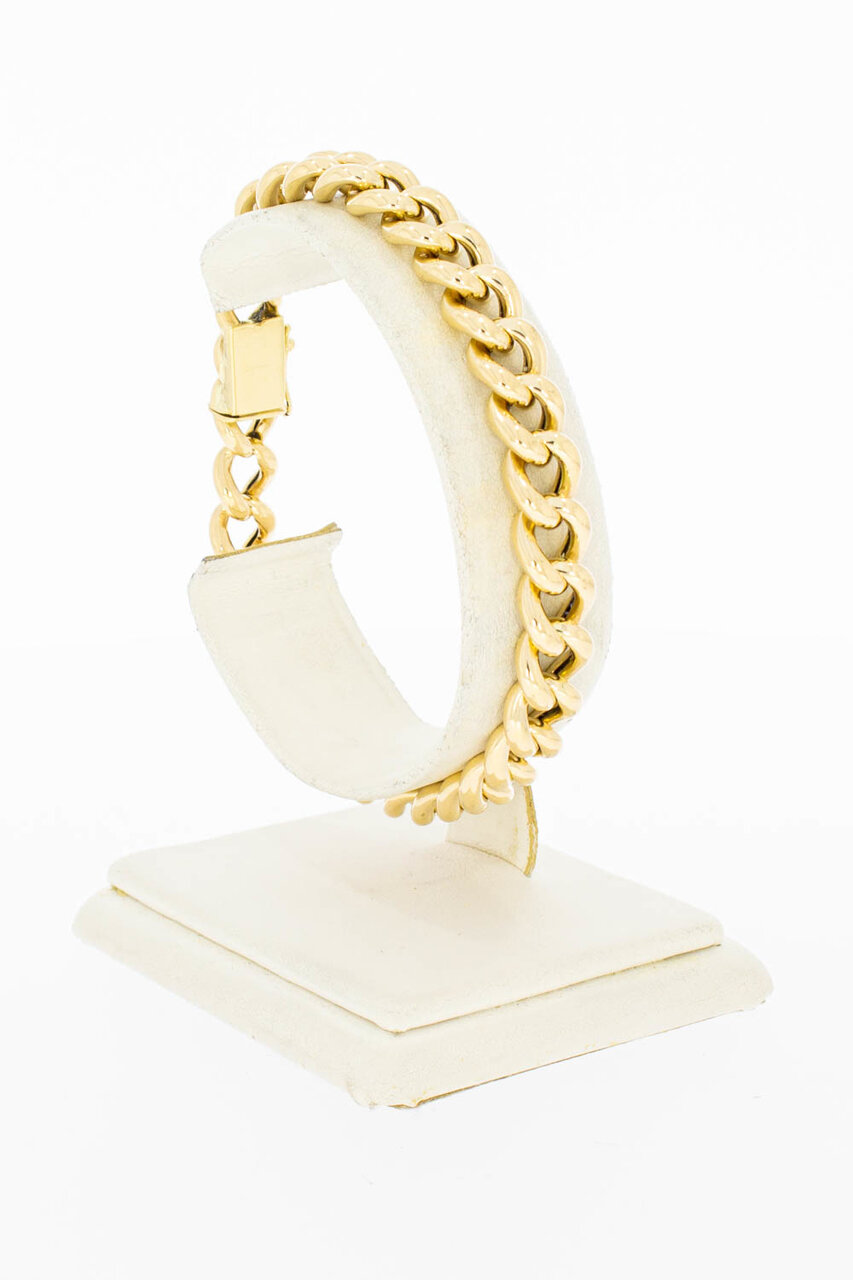 Gourmet armband 14 Karaat - 19,5 cm