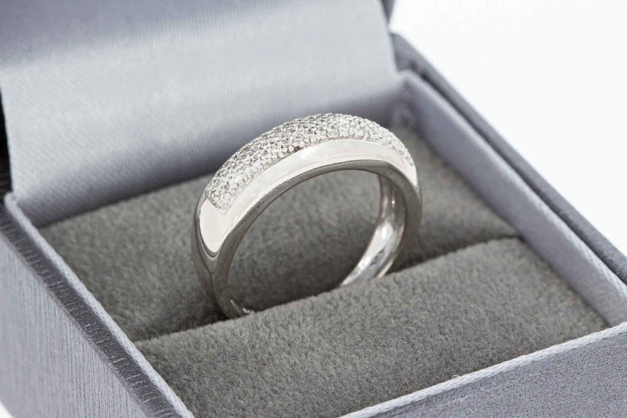 18 Karaat diamant Bandring - 17 mm