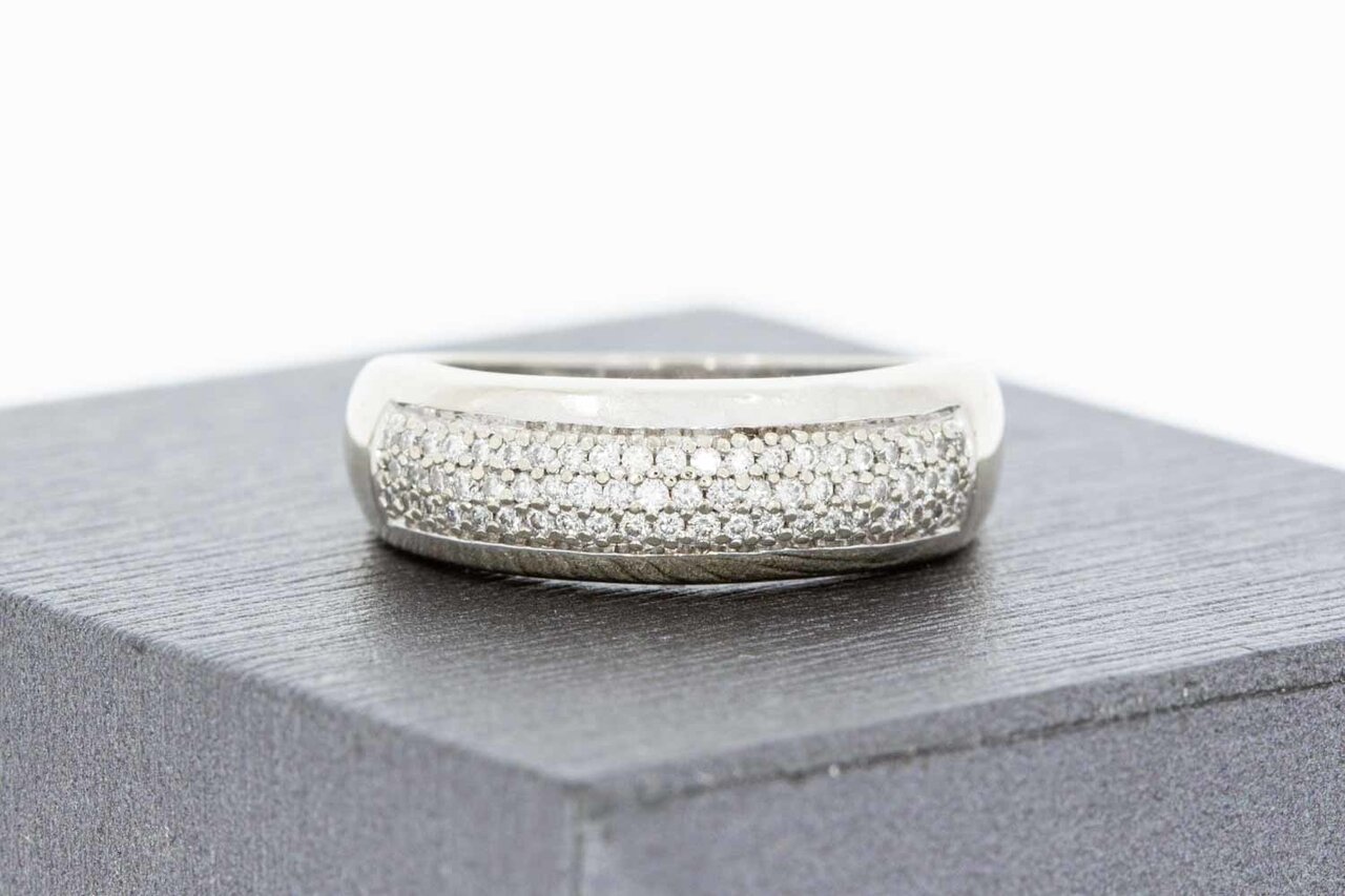 18 Karaat diamant Bandring - 17 mm