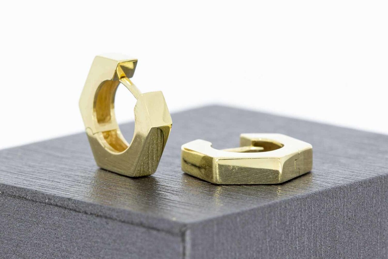 14 Karaat geel gouden Creolen - 1,4 cm