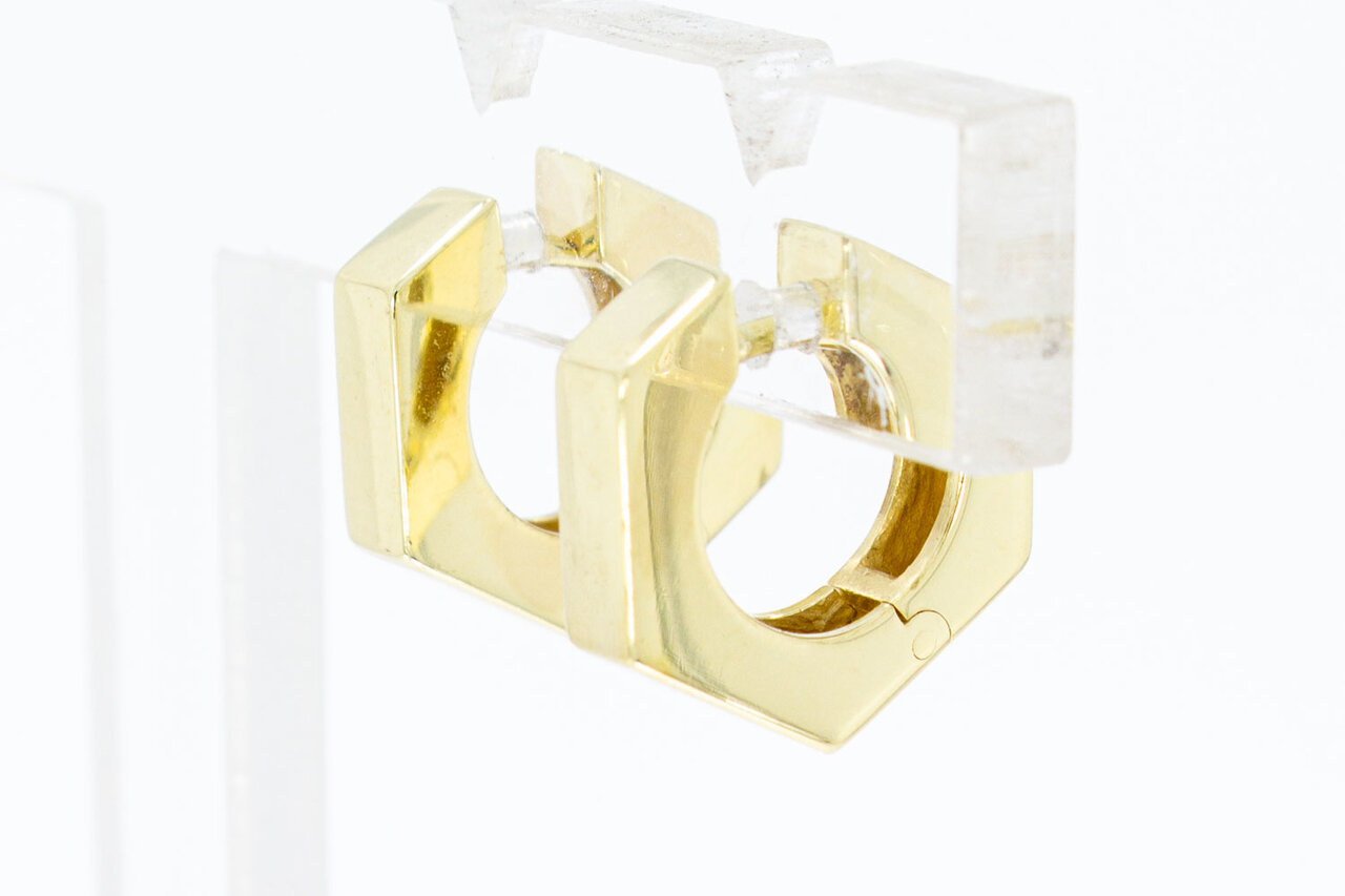 14 Karaat geel gouden Creolen - 1,4 cm