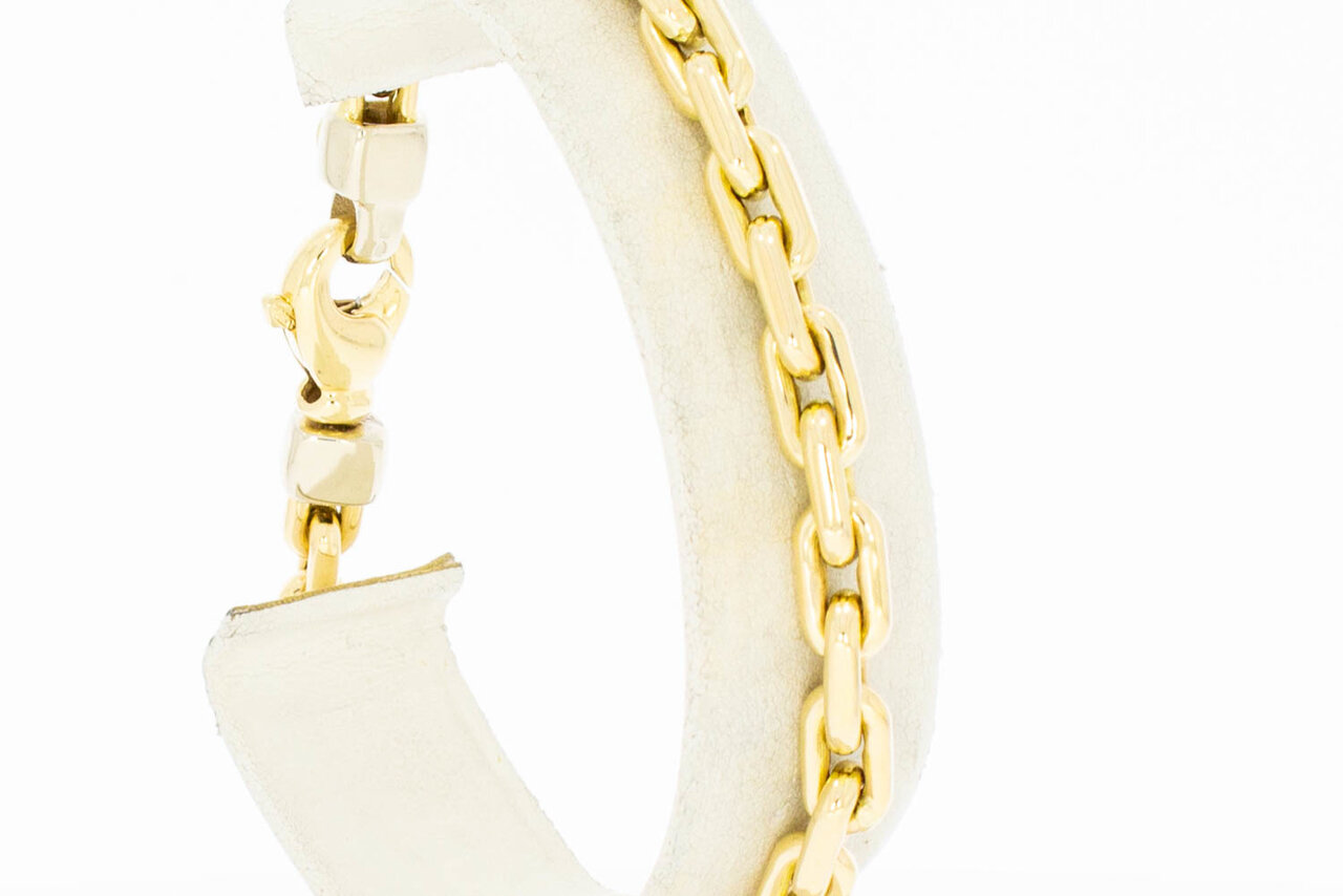 14 karaat Anker schakelarmband - 21,8 cm