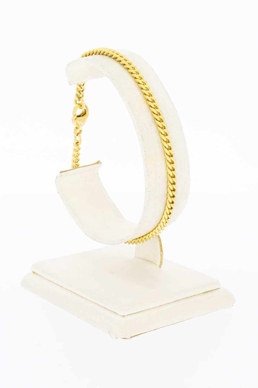 14 Karaat goud Gourmet armband - 19,9 cm