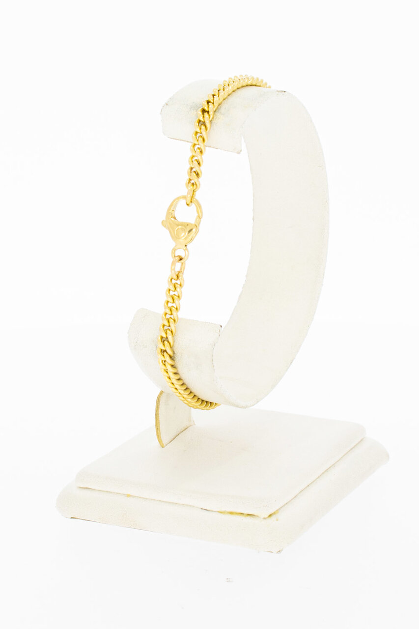 14 Karaat goud Gourmet armband - 19,9 cm
