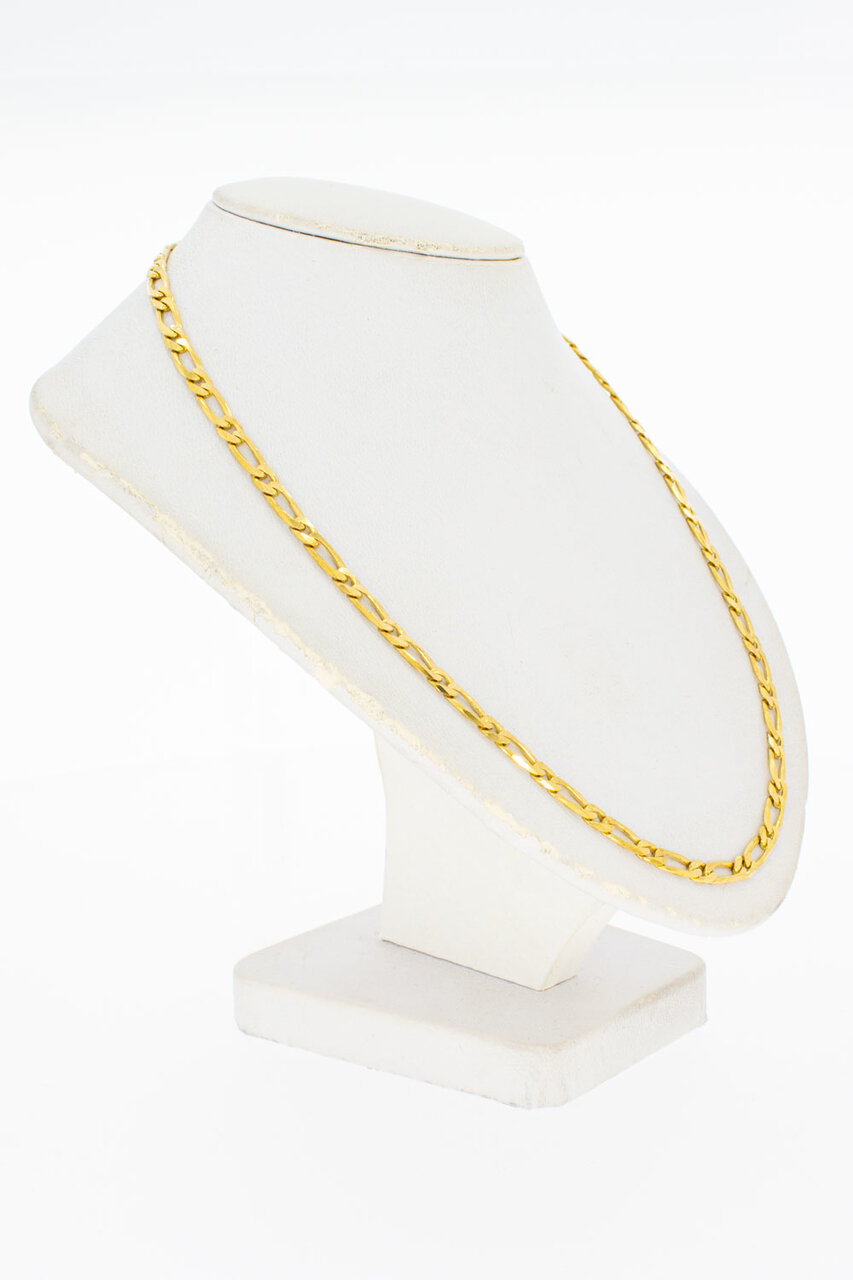 Gourmetketting 18 karaat goud - 59,7 cm