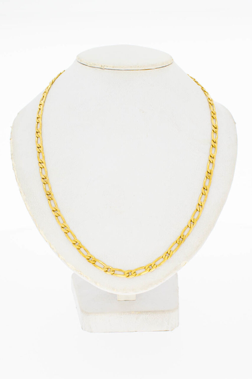 Gourmetketting 18 karaat goud - 59,7 cm