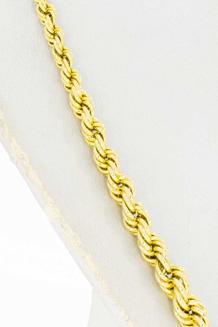 14 Karaat goud gevlochten ketting - 47,5 cm