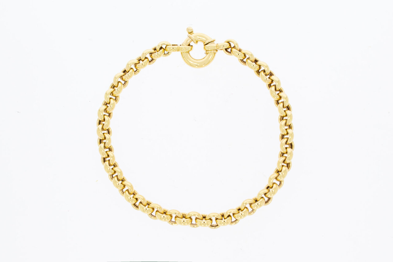 14 Karaat Jasseron armband - 21,2 cm