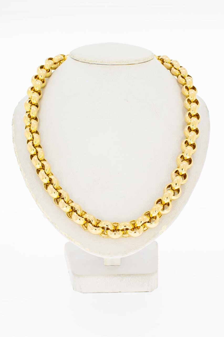14 Karaat Jasseron halsketting - 45,6 cm
