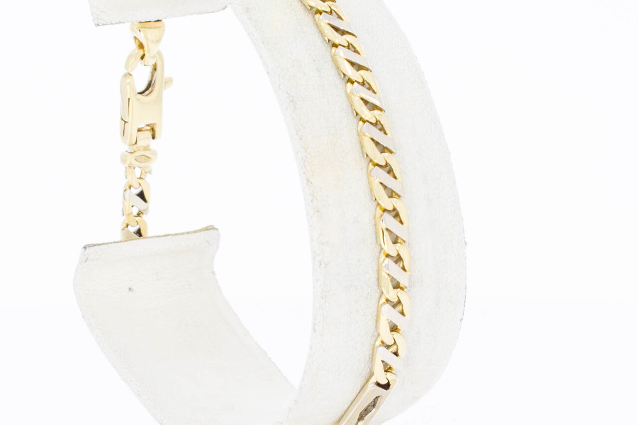 14 Karaat goudenarmband Valkenoog - 19,7 cm