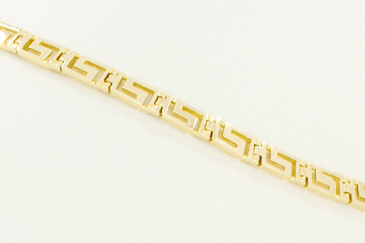 Versace style Collier 14 Karaat goud - 42,5 cm
