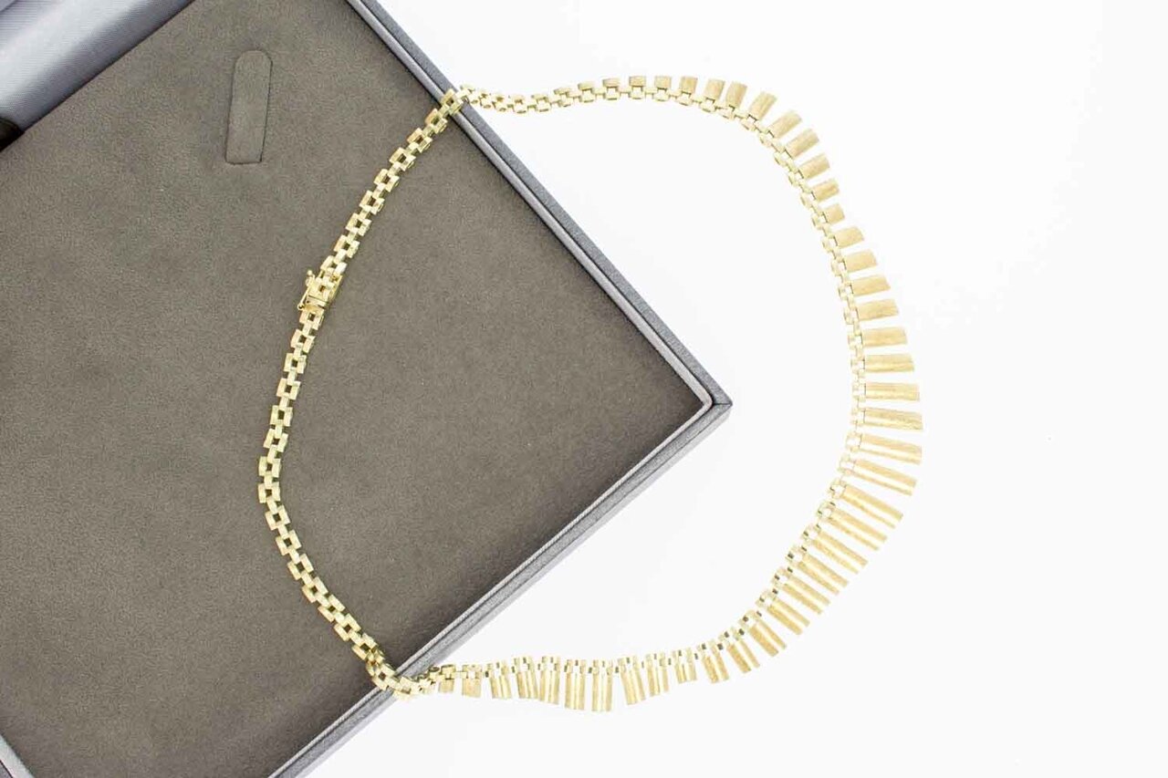 14 Karaat gouden Zonnestraal Collier - 42,8 cm