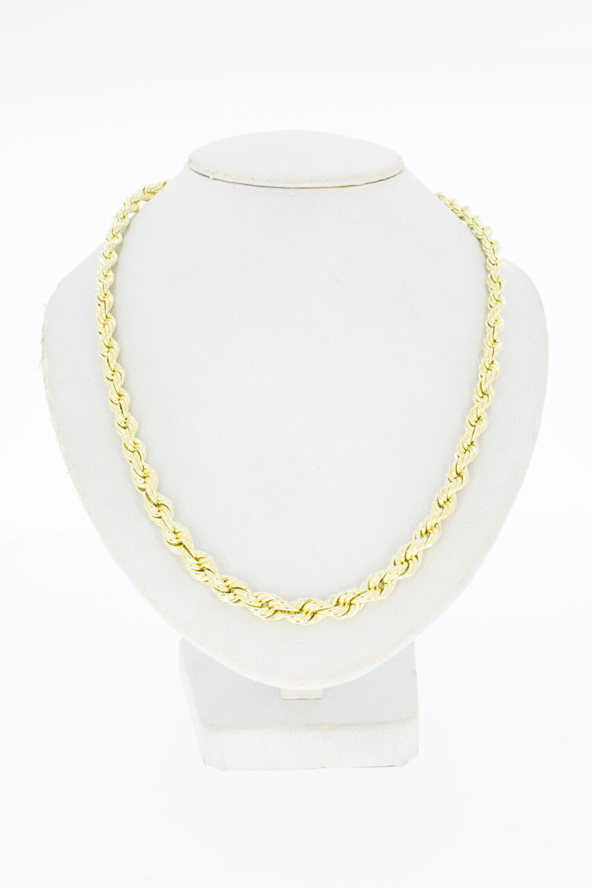 14 Karaat Koordketting goud - 50,6 cm