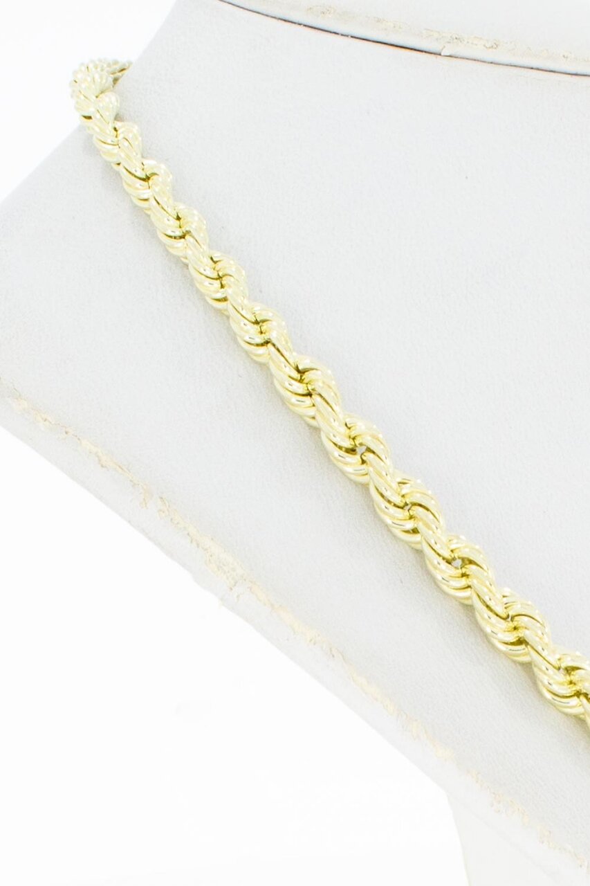 14 Karaat Koordketting goud - 50,6 cm