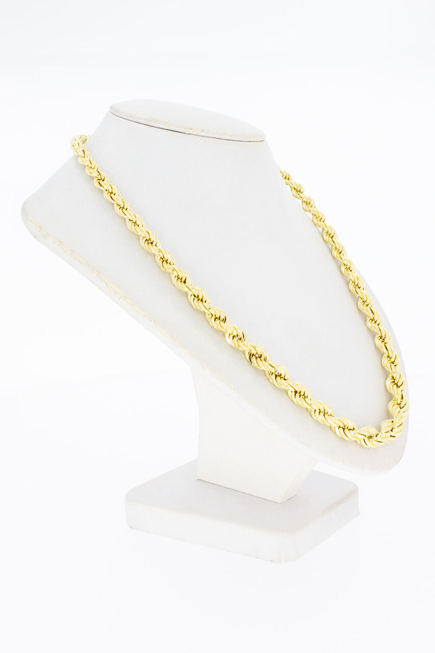 Gouden Koordketting 14 karaat - 46 cm