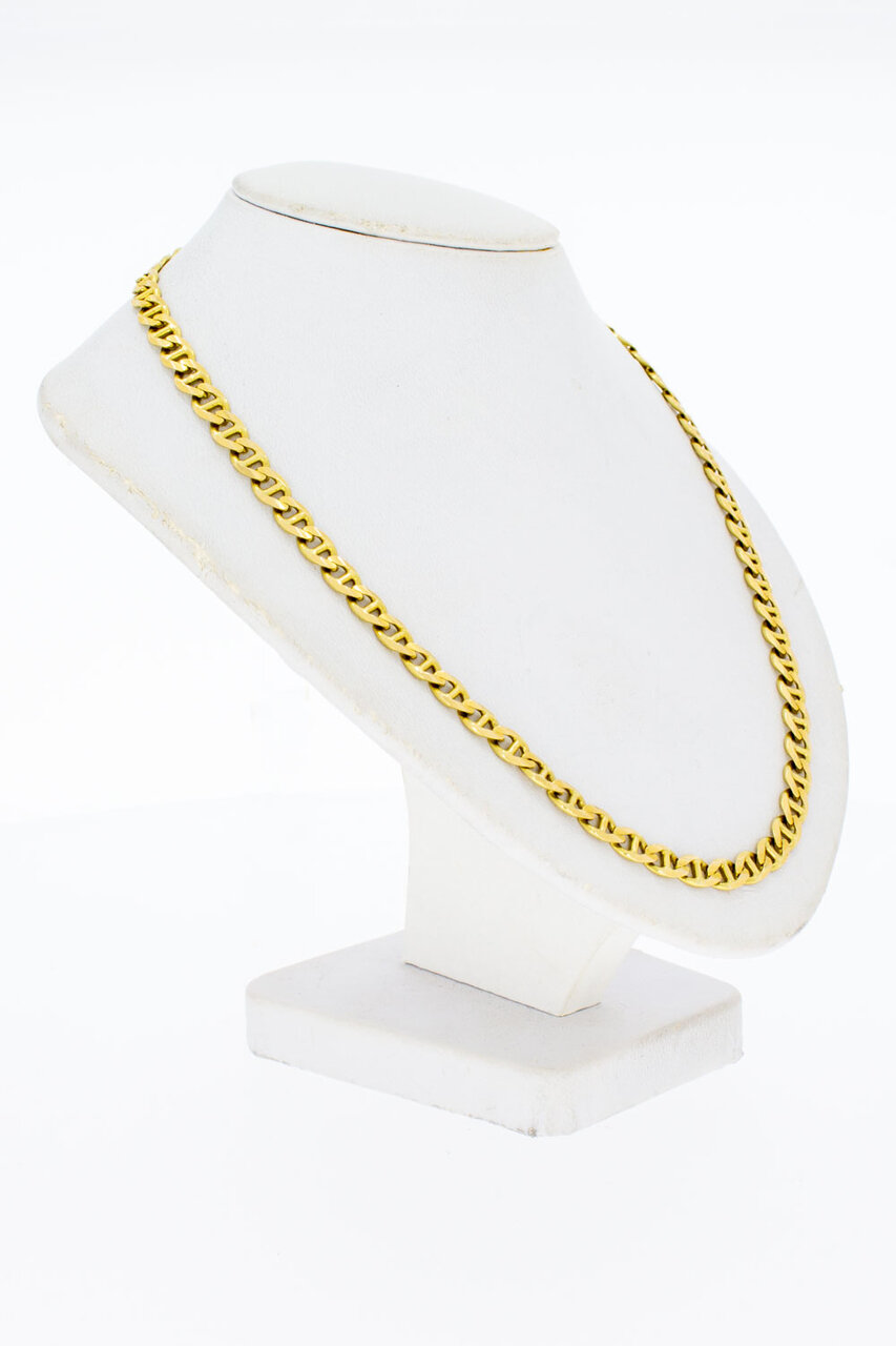 Anker ketting 14 Karaat goud - 59 cm