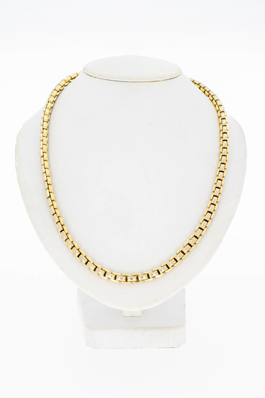 14 Karaat goud Staafjes ketting - 48,8 cm