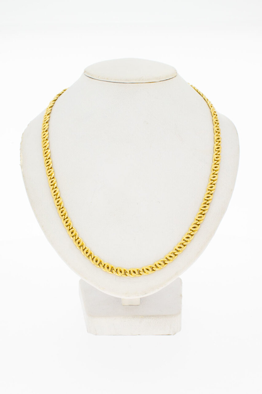Valkoog ketting goud 18 karaat - 50,8 cm