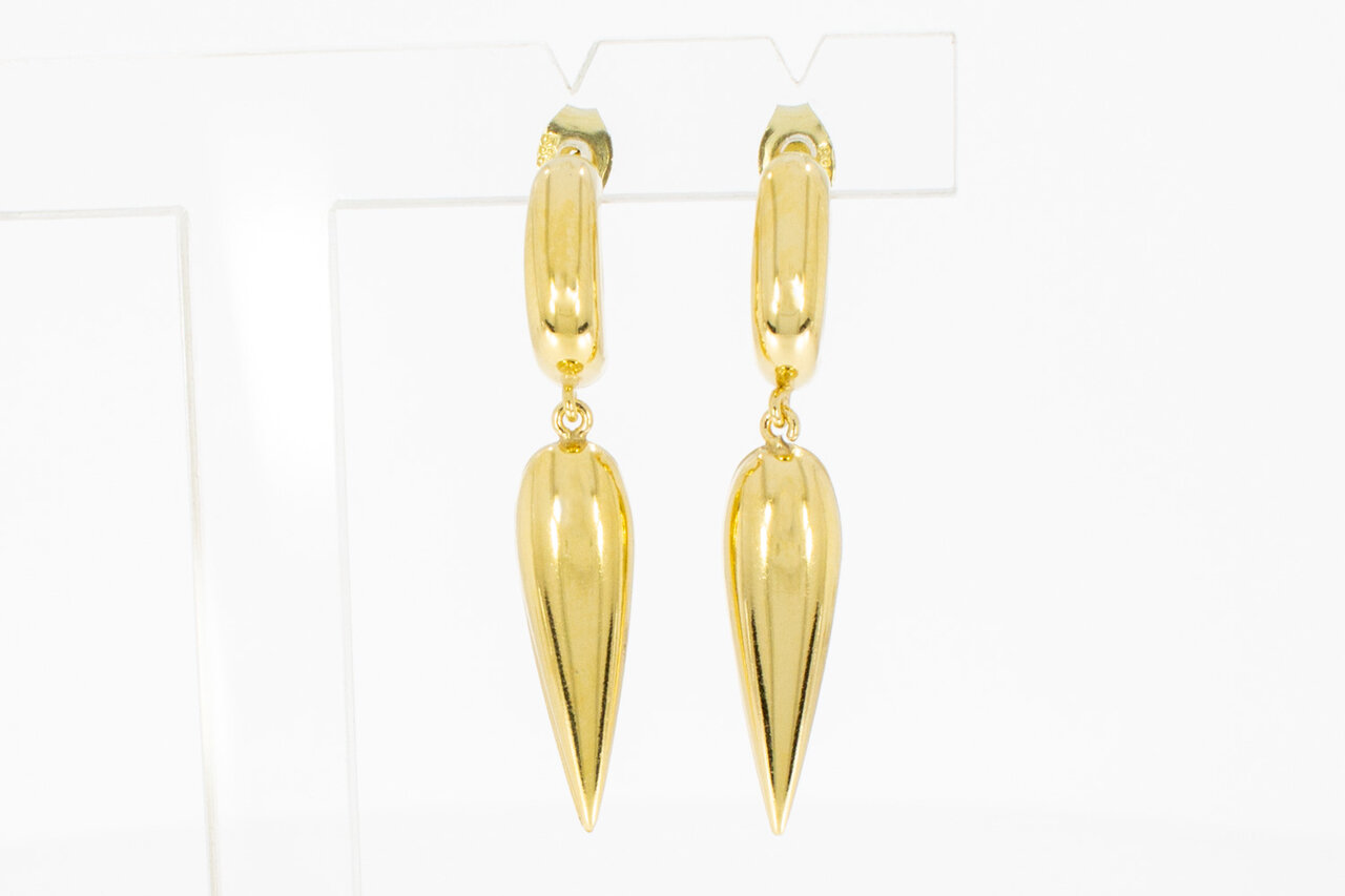 8 Karaat (geel) Kegel- vormige oorhangers