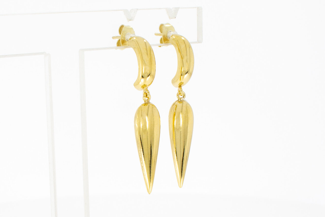 8 Karaat (geel) Kegel- vormige oorhangers