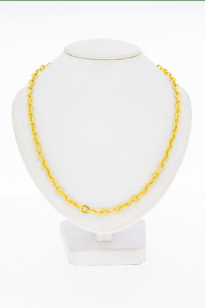 14 Karaat gouden Anker ketting  60 cm