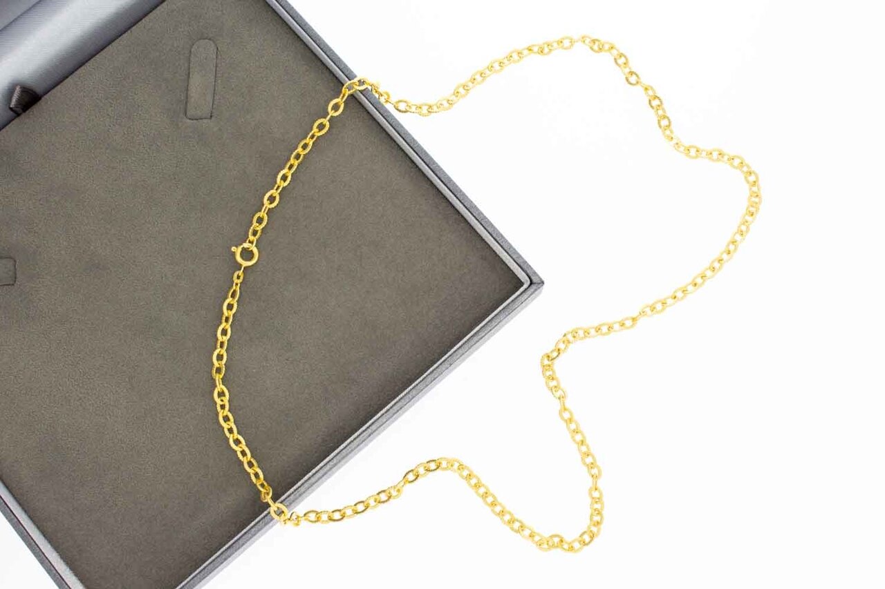 14 Karaat gouden Anker ketting  60 cm