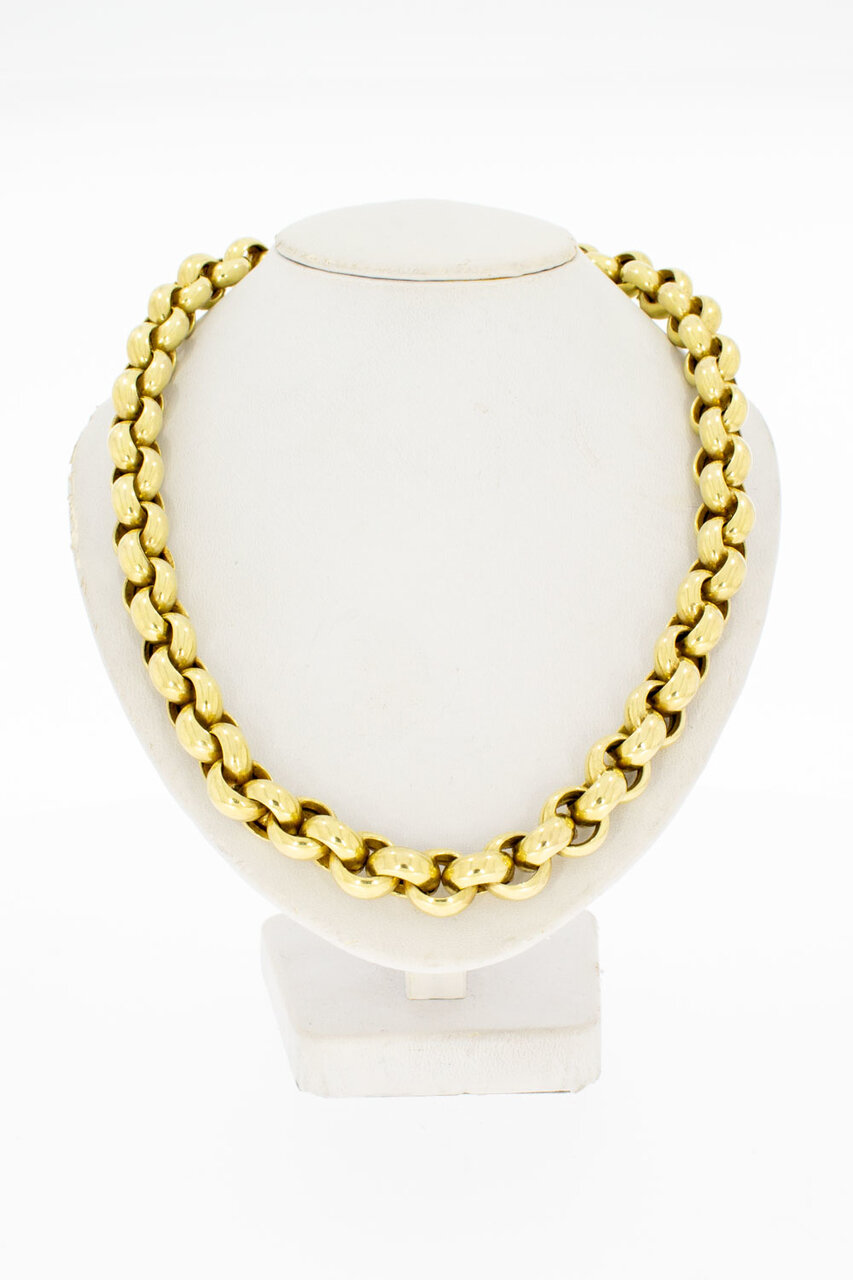 14 Karaat gouden Jasseron ketting - 50,2 cm